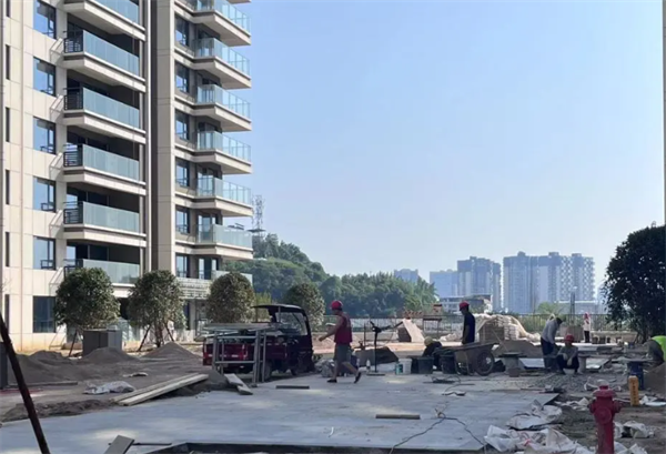 铁建云台府8月工程进度