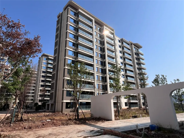 铁建云台府8月工程进度