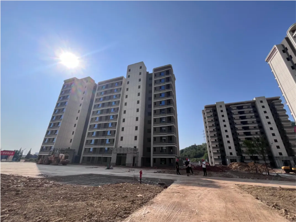 铁建云台府8月工程进度